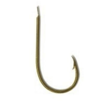 Carlig auriu Mustad 289H, cioc papagal, 50 buc