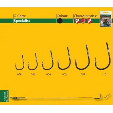 Carlige forjate G-Carp Special BL 10buc/ plic Gamakatsu (Marime Carlige: Nr. 2)