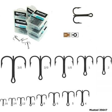 Ancora Tripla Bronz Rotunda (35647) Mustad (Marime Ancora: Nr. 01)