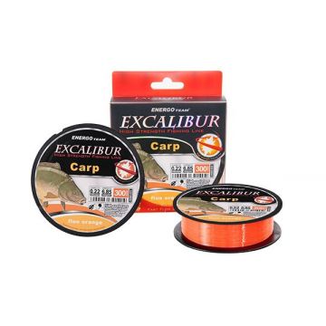 Fir EnergoTeam Excalibur Carp Fluo Orange 300m (Diametru fir: 0.18 mm)