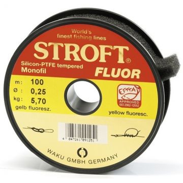 Fir galben FLUO Color 100m Stroft (Diametru fir: 0.13 mm)