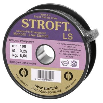 Fir gri transparent LS 100m Stroft (Diametru fir: 0.12 mm) Fir gri transparent LS 100m Stroft (Diametru fir: 0.12 mm)
