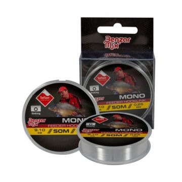 Fir monofilament Benzar Hooklink Teflon Transparent 50m (Diametru fir: 0.14 mm)
