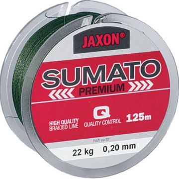 Fir textil Jaxon Sumato Premium, verde, 10m (Diametru fir: 0.16 mm)