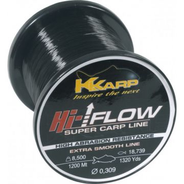 Fir monofilament K-Karp Hi-Flow, rola 1200 m (Diametru fir: 0.255 mm)