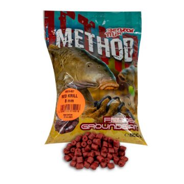Pelete Benzar Mix Method, Red Krill, 800g (Marime: 4 mm)