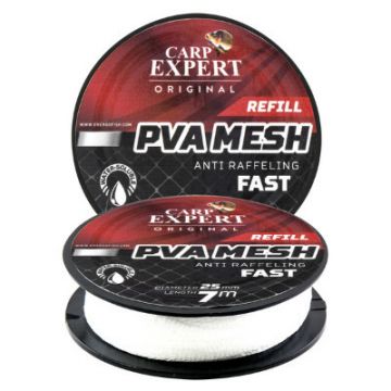Rezerva plasa PVA Carp Expert Refill, Anti Raffeling Fast, 7 m (Marime: 35mm)