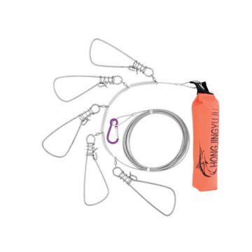 Set 5 agrafe Baracuda Maxi pentru pastrarea pestelui viu Set 5 agrafe Baracuda Maxi pentru pastrarea pestelui viu