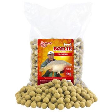 Boiles fiert Benzar Mix Feed, 20mm. 5kg (Aroma: Capsuni) Boiles fiert Benzar Mix Feed, 20mm. 5kg (Aroma: Capsuni)