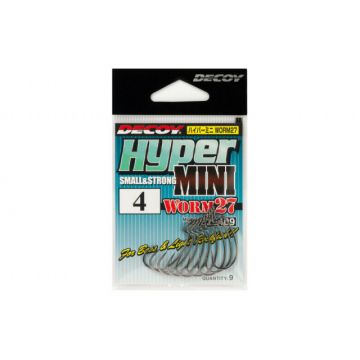 Carlige Offset Decoy Worm 27 Kg Hyper Mini (Marime Carlige: Nr. 2)
