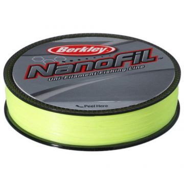 Fir NanoFil Chartreuse 125m Berkley (Diametru fir: 0.20 mm, Culoare: Chartreuse)