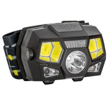 Lanterna de cap Carp Zoom Origo Cob-LED, senzor miscare, 1200 mAh Li-on