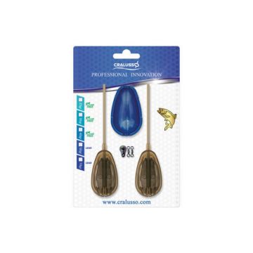 Set Cralusso Rocket Method, 2 momitoare + matrita (Greutate plumb: 25g)