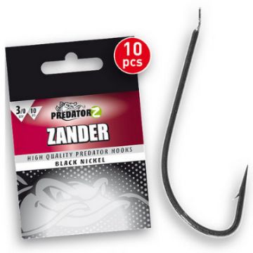 Carlige Carp Zoom Predator-Z Zander, 10 bc (Marime Carlige: Nr. 2/0)
