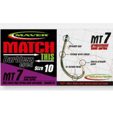 Carlige Maver Match This MT7, 10bc (Marime Carlige: Nr. 10)