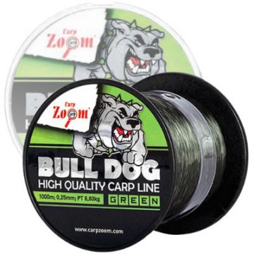 Fir Carp Zoom Bull-Dog Carp Line, Dark Green, 1000m (Diametru fir: 0.28 mm)