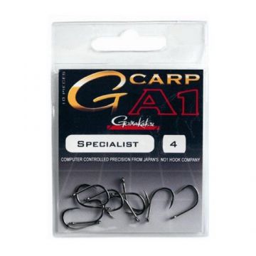 Carlige Gamakatsu A1 G-Carp Specialist BL, 10buc (Marime Carlige: Nr. 12) Carlige Gamakatsu A1 G-Carp Specialist BL, 10buc (Marime Carlige: Nr. 12)