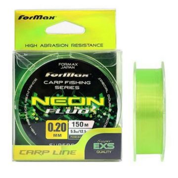 Fir Formax Neon Fluo, galben, 150m (Diametru fir: 0.22 mm)