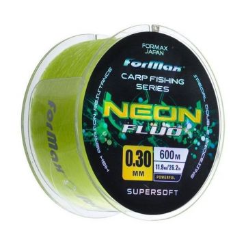 Fir Monofilament Formax Carp Neon Fluo, 600m (Diametru fir: 0.25 mm)