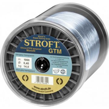 Fir monofilament Stroft GTM, transparent, 1000m (Diametru fir: 0.14 mm)