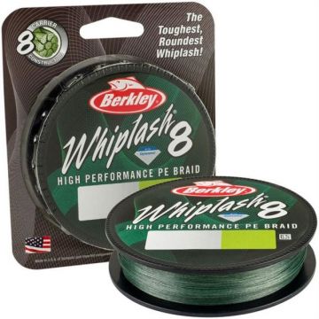 Fir textil Whiplash 8 verde, 150m Berkley (Diametru fir: 0.25 mm)