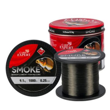 Fir monofilament Carp Expert Smoke, gri inchis, 300m (Diametru fir: 0.18 mm)