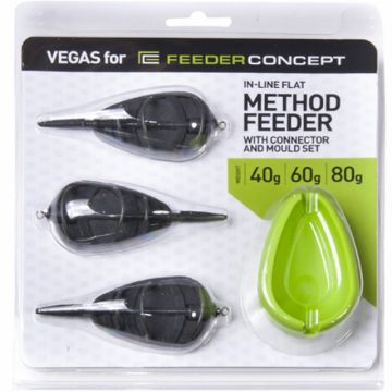 FEEDER CONCEPT FEEDER VEGAS SET 3 BUC 40/60/60GR : Greutate - 40gr si 60gr