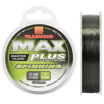 Fir Trabucco Max Plus Spinning, verde, 150m (Diametru fir: 0.16 mm)