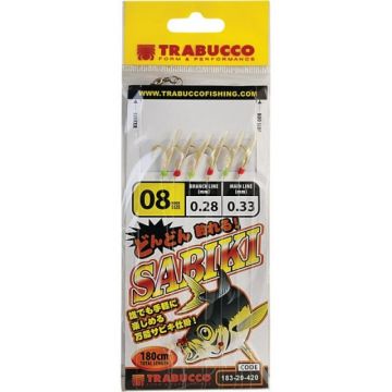 Taparina Trabucco Sabiki, 6 buc (Marime Carlige: Nr. 6) Taparina Trabucco Sabiki, 6 buc (Marime Carlige: Nr. 6)