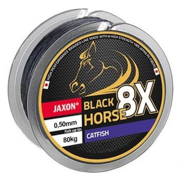 Fir Textil Black Horse PE 8X Premium 125m Jaxon (Diametru fir: 0.25 mm)