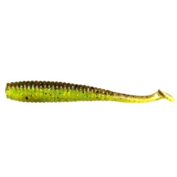 Shad Jackall Tail, Green Pumpkin Chartreuse, 7 cm, 6 buc