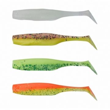 Shad Soft Bait Gunki Peps Dark Water Kit II 9cm,  4buc/plic