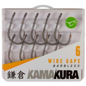 Carlige Korda Kamakura Barbless Wide Gape, 10buc (Marime Carlige: Nr. 8)