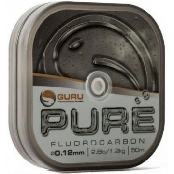 Fir Guru Pure Fluorocarbon, 50m (Diametru fir: 0.12 mm)