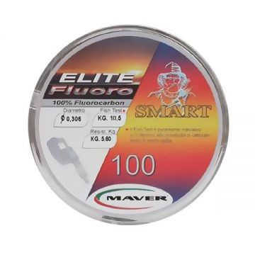 Fir Fluorocarbon Smart Elite, 100m Maver (Diametru fir: 0.12 mm)