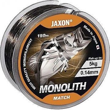 Fir monofilament Monolith match 150m Jaxon (Diametru fir: 0.16 mm)