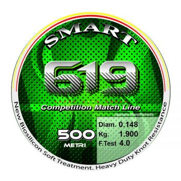 Fir monofilament Smart 619 Competition 150m Maver (Diametru fir: 0.10 mm)