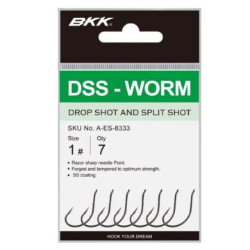 Carlige BKK DSS-Worm, 7buc (Marime Carlige: Nr. 4)