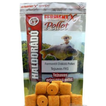 Pelete solubile Haldorado FermentX, 80g, 12mm (Aroma: N-Butyric + Ananas)