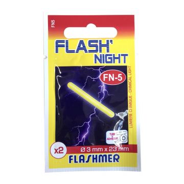 Tub luminos FLASH NIGHT 3MM X2 SURFCASTING