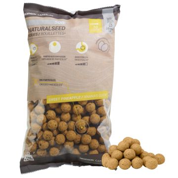 Boilies NATURALSEED 20mm 2kg Ananas Pescuit la Crap