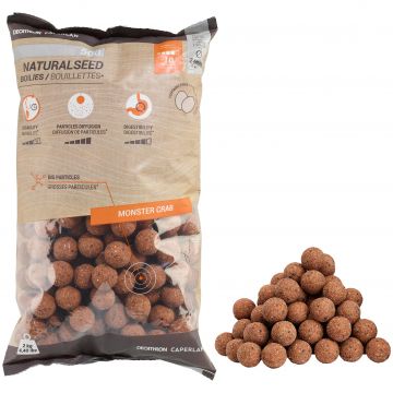 Boilies NATURALSEED 24mm 2kg Monster Crab Pescuit la Crap