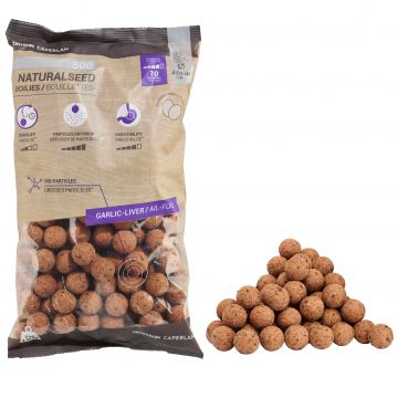 Boilies NATURALSEED 24mm 2kg Usturoi/Ficat Pescuit la Crap