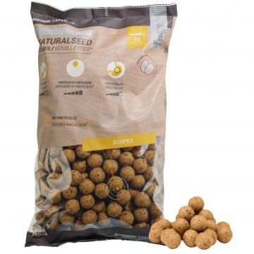 Boilies Pescuit la Crap NATURALSEED 20mm 2kg Scopex