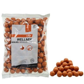 Boilies Pescuit la Crap Wellmix 20mm 1kg Monster Crab