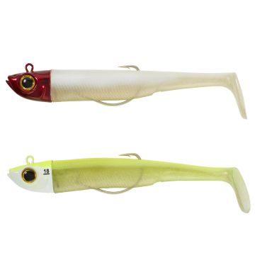 Set 2 năluci ANCHO 120 18G roșu/galben pescuit marin Set 2 năluci ANCHO 120 18G roșu/galben pescuit marin