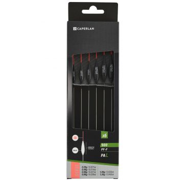 Set 6 plute cu antenă portocalie pescuit staționar PF-F900 L