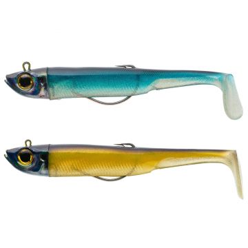 Set năluci pescuit marin shad texan anșoa ANCHO 120 30g albastru