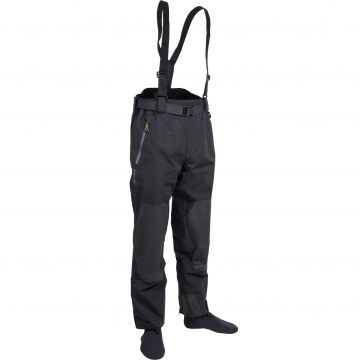 Pantalon Pescuit Wading 900 etanș și respirant cu botoși din neopren Bărbați