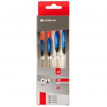 Set 4 Plute PF-F900 C3 0,6 g/1 g/1,5 g/2 g pescuit staționar în iaz
